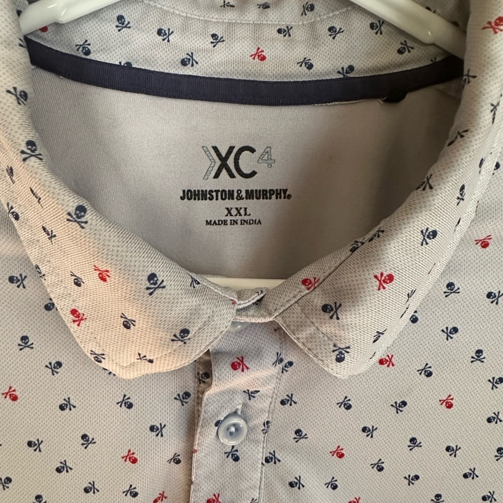 Johnston & Murphy Light Blue Men's Shirt Size 2XL